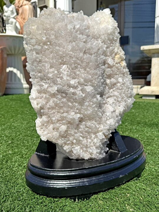 楽天市場】天然 水晶 クラスター 原石 台座付き 高さ約48cm 約22.7kg 