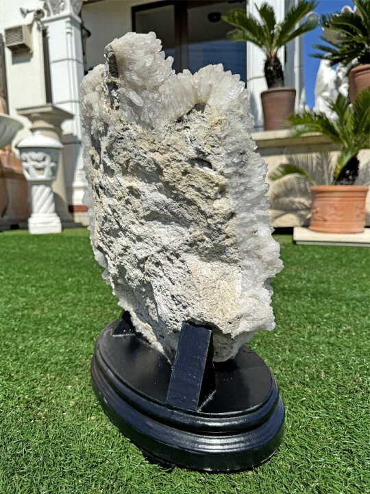 楽天市場】天然 水晶 クラスター 原石 台座付き 高さ約48cm 約22.7kg 