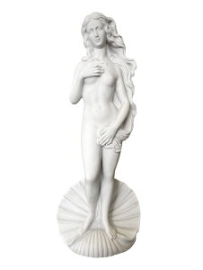イタリア製 ヴィーナスの誕生（43）石像 女性像 置物 オブジェ 大理石彫塑 彫刻 コスモラックス Kosmolux mod1060 made in itary