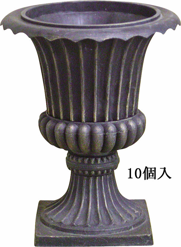 楽天市場】リッチェル 大型プランターカバー 陶器風 ライトグレー 45