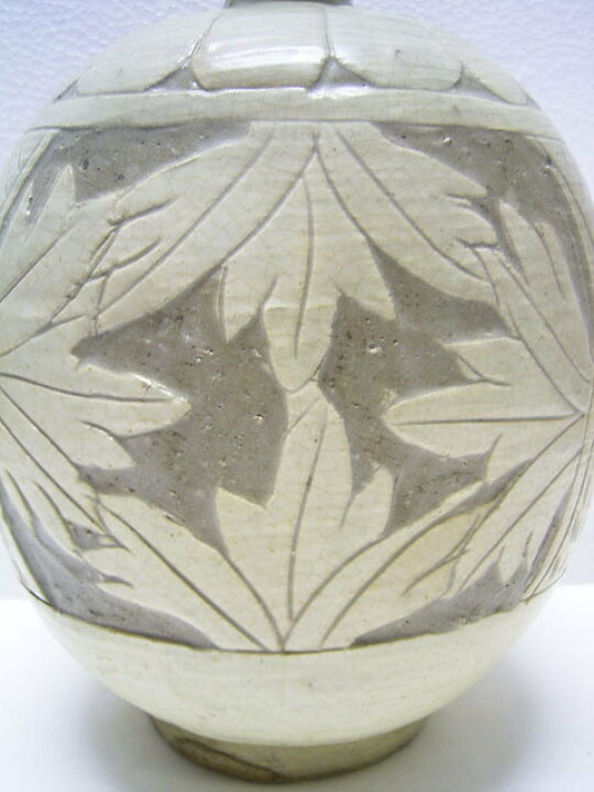 楽天市場】鶏龍山 粉青沙器 掻落扁壺 高さ約21cm 李朝 韓国 朝鮮 美品 