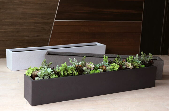 楽天市場 ローワイド アーバン66 高さ18cm 長さ66cm Gfrp製 おしゃれ 長方形 軽い 大型 植木鉢 軽量かつ丈夫なワイド型横長長角プランター Mf6230 066u マリンファイバープランター 繊維強化プラスチック マスキ