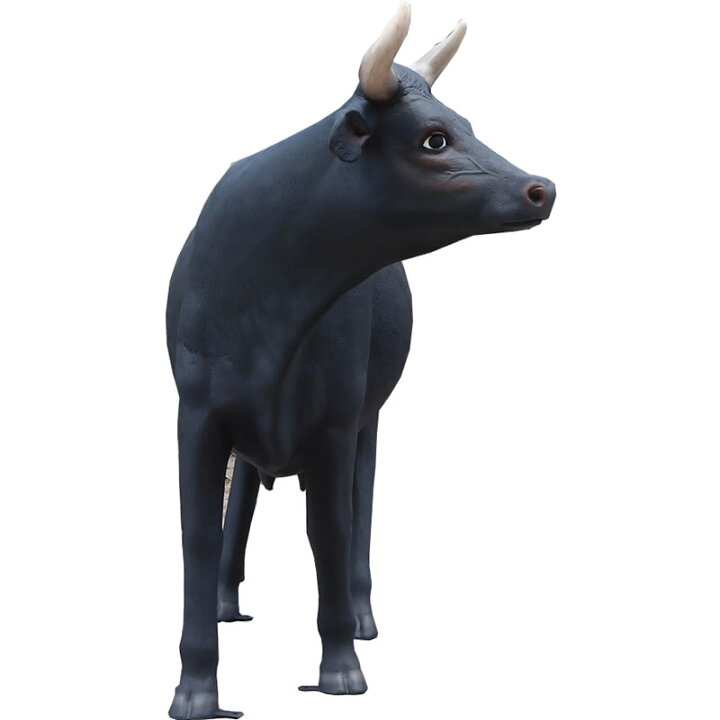 楽天市場】原寸大の黒毛牛 Cow Life Size 強化プラスチック（FRP 