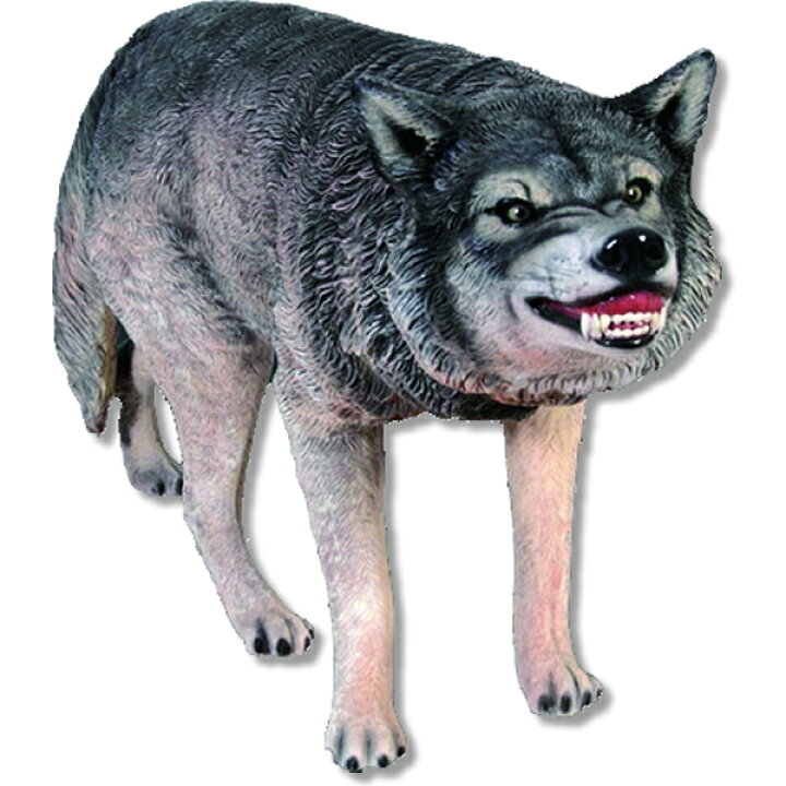 楽天市場】オオカミ Wolf 強化プラスチック（FRP） アートオブジェ 狼 