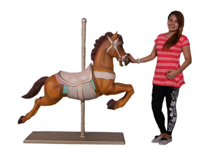楽天市場】馬のメリーゴーランド Chrismas Carousel Horse 強化 