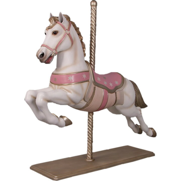 楽天市場】白馬のメリーゴーランド / Christmas Carousel horse 強化 