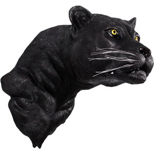 FRPAj}IuWF ^̓ Ǌ| Black Panther Head Wall Decor A NqE   ^ u tBMA  EH[ I[ig Ђ傤 傫  CeA g 