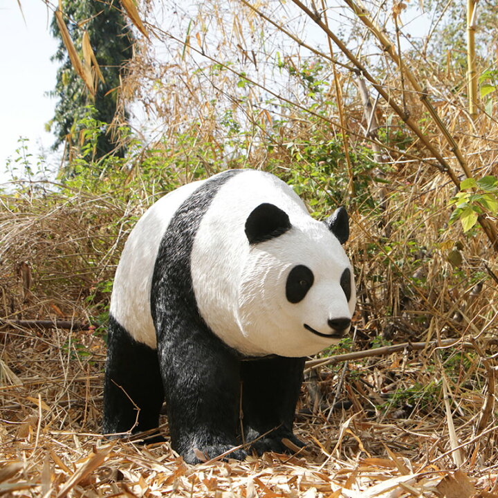 楽天市場】FRPアニマルオブジェ 歩くパンダ Walking Panda リアル 実物 