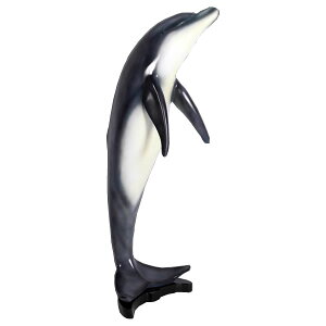 FRPアニマルオブジェ ジャンピング イルカ Jumping Dolphin Large リアル いるか 置物 フィギュア インテリア 実物大 海豚 ガーデニング オーナメント 等身大 魚 大きい 水族館 屋外 動物園 店舗 室