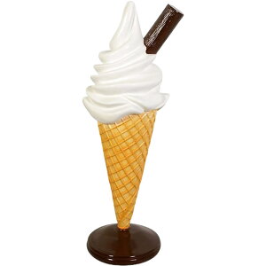 \tgN[`RXeBbNt~N Ice Cream with Chocolate Stick WHITE FRPA[gIuWF H128cm XEB[c I[ig ACXN[ X  XC[c Cxg fBXvC x 