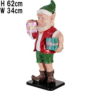 Ƀv[gт Elf with Two Gifts vX`bNiFRPjA[gIuWF 62cm l` u Xmas IuWF X   y l x Christmas fBXvC NX}X Cx
