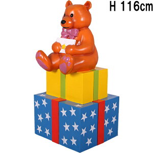 qO}̃v[g{bNX / Present with Bear vX`bNiFRPjA[gIuWF 1m16cm N} u Xmas MtgBOX IuWF X   y x Christmas fBXvC NX