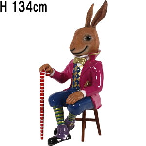 svc̍̃ETM Jack The Rabbit Sitting on Stool vX`bNiFRPj A[gIuWF 1m34cm b e  svc̍̃AX CeA u fBXvC X  A fr