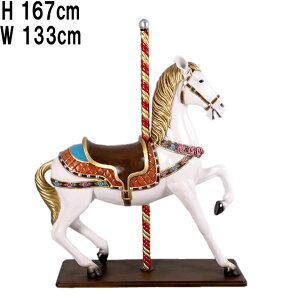 ]ؔn Carousel Horse vX`bNiFRPj A[gIuWF 1m67cm [S[h   K[f n u I[ig ^ X CeA Cxg fBXvC E}  