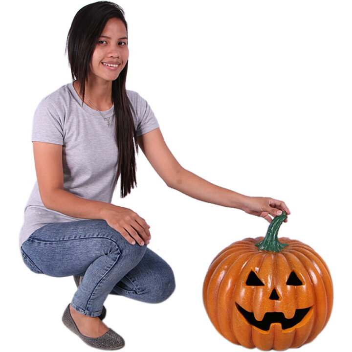 楽天市場】ハロウィン パンプキン No.1 Pumpkin #1 高さ約41cm 幅約 