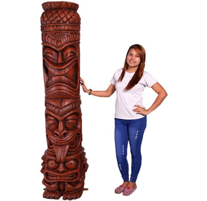 楽天市場】約2メートルのティキトーテム Grand Island Tiki Totem 強化 