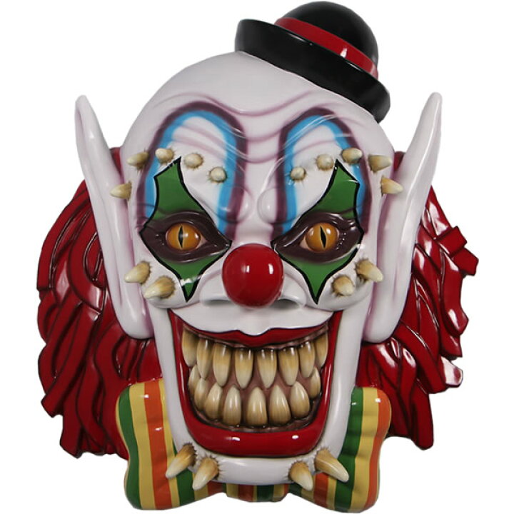 楽天市場】悪魔のピエロ Scary Clown Mask 強化プラスチック（FRP 