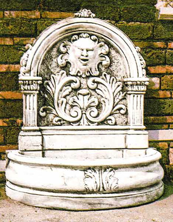 楽天市場】【イタリア製】石造噴水 ライオンアーチ壁泉 PapiniAgostino 