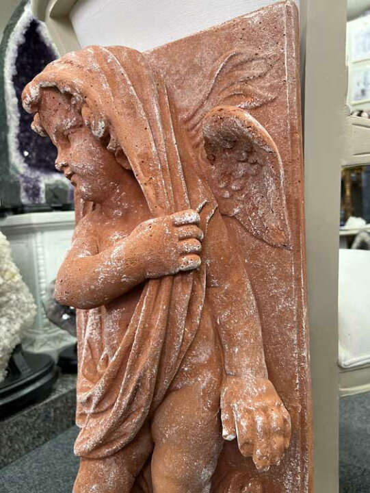 楽天市場】イタリア製 テラコッタ レリーフ 天使のパネル 大きい  