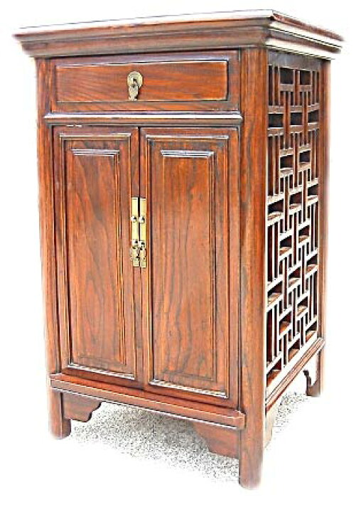 楽天市場】送料無料 アンティーク 骨董 格子チェスト H67cm W40cm 
