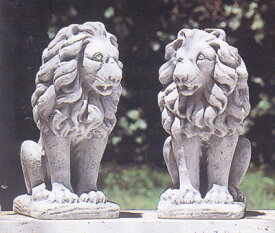 古代エジプトのライオン (左) LEONE EGIZIO SX イタリア製 動物像 ガーデン オーナメント ITALGARDEN TE0373 イタルガーデン 石像