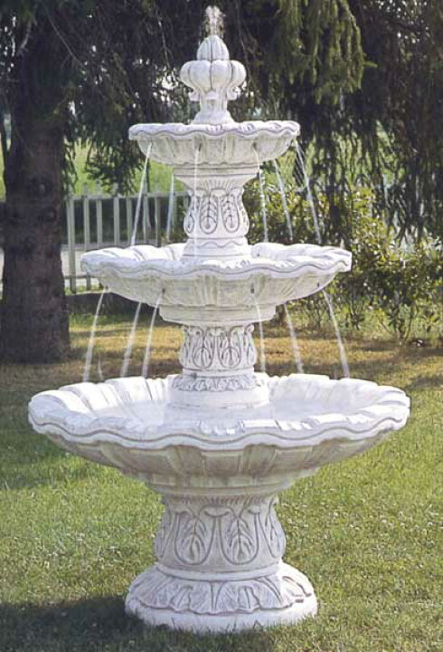 楽天市場】イタリア製 噴水 アルベンガ三段噴水ALBENGA DECOR GARDEN 