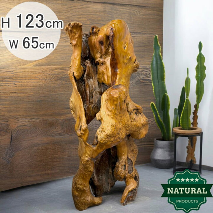 楽天市場】送料無料 自然 飾り台 展示品 オブジェ H123cm 台座 家具 