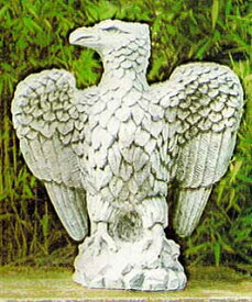 イタリア製動物像（ガーデン オーナメント） 海鷲（右） ITALGARDEN Cod.07 133 イーグル 石像 イタルガーデン社 置物