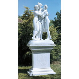 イタリア製　ビーナス石像（ガーデン オーナメント） 美の三女神 ITALGARDEN ST0195 イタルガーデン 女性像