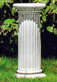 イタリア製石像 台座 ナッソ 飾り台 コラム　PI0324