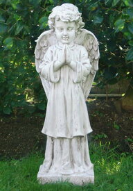 イタリア製ビーナス像（ガーデン オーナメント） 祈り PU2100 石像 女性像 天使像 エンジェル