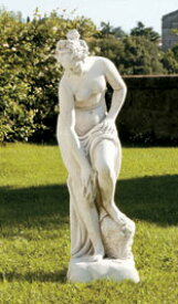 イタリア製ビーナス像（ガーデン オーナメント）湯浴みするヴィーナス（大）　ITALGARDEN　ST015101 イタルガーデン社 石像 女性像