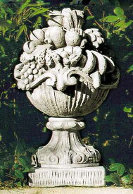 イタリア製石像（ガーデン オーナメント） フルーツ飾り（大） ITALGARDEN　TE0360 ガーデンアクセサリー イタルガーデン社