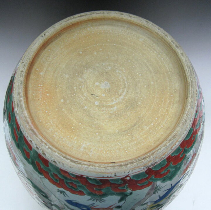楽天市場】景徳鎮 嘉靖赤絵五彩動物文壺 高さ約46cm 中国 陶磁器 花瓶 