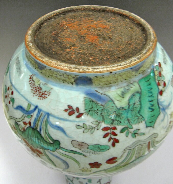 楽天市場】景徳鎮 嘉靖赤絵花生 高さ約45cm 中国美術 壺 希少 花瓶 