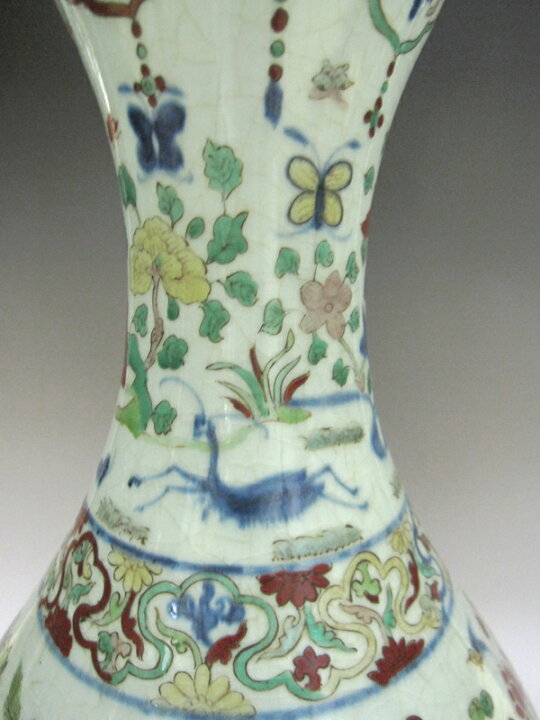 楽天市場】景徳鎮 嘉靖赤絵花生 高さ約45cm 中国美術 壺 希少 花瓶 