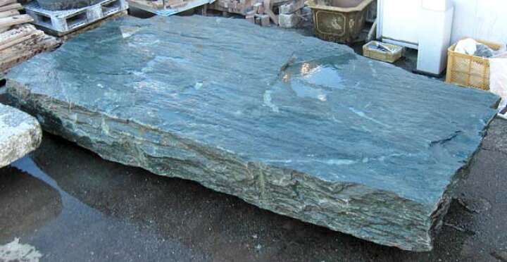 楽天市場】三波石 巨石 沓脱石 飛び石 延段 踏石 天然石 幅約3m63cm 
