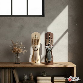 【3日間限定★P最大5倍★12/13-15】破魔弓 破魔矢 正月飾り おしゃれ かわいい インテリア 今どき 正月 男の子 上品 選べる 2種類 2way 破魔弓 白木、濃茶 国鳥 天然キジ羽根 増村人形店 MMN1701