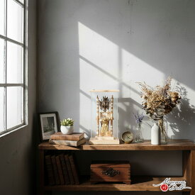 【3日間限定★P最大5倍★12/13-15】破魔弓 破魔矢 正月飾り ケース飾り おしゃれ かわいい インテリア 今どき 正月 男の子 上品 選べる 組み合わせ 9号 破魔弓 将竹製 本藤巻弓 檜造り 本鷹羽 金糸巻 バック和紙張り 増村人形店 MMN0001209