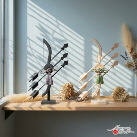 【3日間限定★P最大5倍★12/13-15】破魔弓 破魔矢 正月飾り おしゃれ かわいい インテリア 今どき 正月 男の子 上品 選べる 2種類 黒/白 総木製 増村人形店 MMN3320