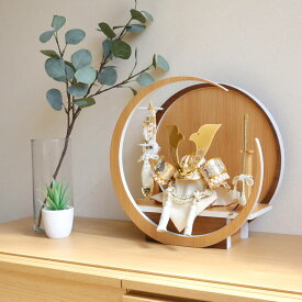 【マラソン全品P5倍！4日-10日 23:59まで】五月人形 コンパクト おしゃれ インテリア 兜飾り 5月人形 端午の節句 完全日本製 選べる 2種類 彫金七宝兜 ゴールド&シルバー 増村人形店 MMN1401