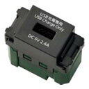 パナソニック(Panasonic) 埋込[充電用]USBコンセント 1ポート(2.4A)(グレー) WN1485H