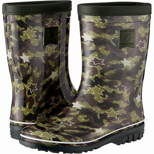 キッズ レインブーツ 滑りにくい ジュニア 長靴 MOONSTAR ムーンスター 長靴 雨靴 長ぐつ MS RB J12 カーキ moonstar 男の子 女の子