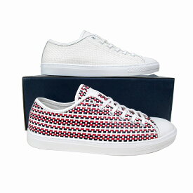 送料無料 コンバース converse all star オールスター クップ ウーブン OX ホワイト/ネイビー/レッド ホワイト CONVERSE ALL STAR COUPE WOVEN OX メンズ スニーカー