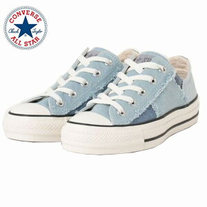 Y fB[XXj[J[ [Jbg Ro[X converse I[X^[ (R) fj pb`[N OX Cgu[ CONVERSE ALL STAR (R) DENIM PATCHWORK OX LIGHTBLUE 