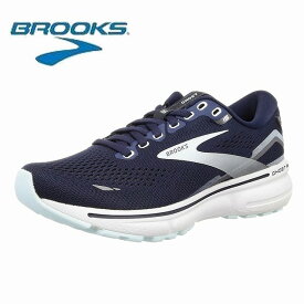 レディーススニーカー ランニングシューズ 送料無料 BROOKS ブルックス BRW 3803 NB ゴースト GHOST15 WIDE ネイビーウィメンズ スポーツ ジョギング ジム 通学 通勤