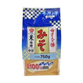 ますやみそ 香る母さんの味 米みそ（中甘）750g 米味噌 米みそ 国産原料 国産 広島 みそ汁 味噌汁