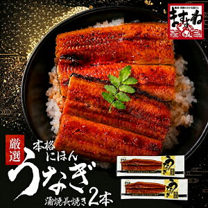 ＼お歳暮 ギフト プレゼントにも／にほんうなぎ蒲焼き140g×2尾 or 良型165g×2尾 [台湾産4人前 ] 2個で