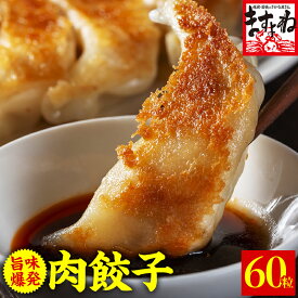 お試しSALE1980円送料無料！2個で500円OFFクーポン有＼”奇跡の豚”荒島ポーク使用／(福井県大野市産) 実は完全栄養食！旨味爆発★国産原料使用！和風 肉餃子 60個(約12人前) ※タレなし※ ぎょうざ/ギョウザ/お取り寄せグルメ 越前おおの荒島ポーク