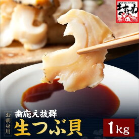 ＼最安値挑戦★4,776円送料無料／【お刺身用】大粒生つぶ貝大盛り1kg（500g×2）(ロシア オホーツク海産)送料無料(つぶかい/つぶがい/ツブガイ/ツブカイ/つぶ貝/粒貝)[刺身/海鮮/魚介]お中元 母の日 ギフト グルメ